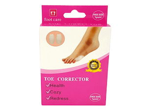 Fitness: 1 pair Bunionette Little Toe Corrector (White)