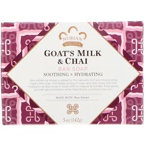 Nubian Heritage, Goat's Milk & Chai Bar Soap, 5 oz (142 g)