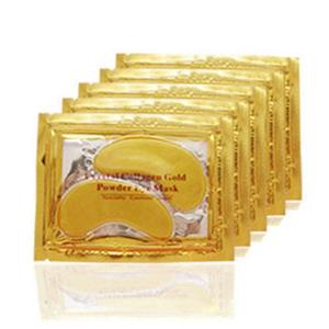 Eyelashes Patching: 10 packs Gold Crystal Collagen Eye Mask