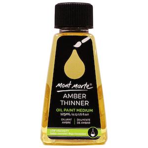 Art And Craft: Mont Marte Oil Medium -  Amber Thinner Premium 125ml