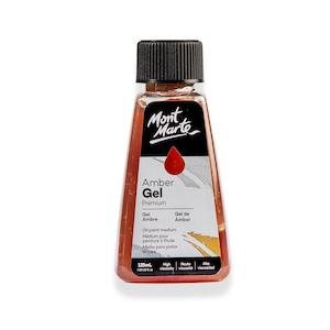 Art And Craft: Mont Marte Oil Medium -  Amber Gel Premium 125ml