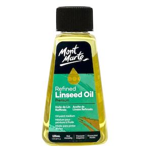 Art And Craft: Mont Marte Oil Medium - Refined Linseed Oil 125ml