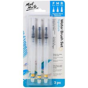 Art And Craft: Water Brush Set Signature 3pc - Mont Marte