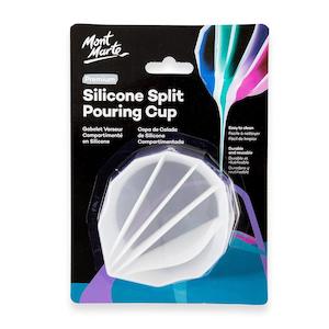 Art And Craft: Silicone Split Pouring Cup Premium - Mont Marte