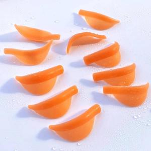 Lash Lift: Reusable Orange Eyelash Silicon Pads 5 pairs