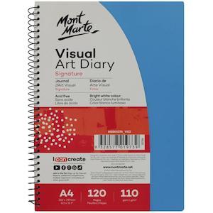 Visual Art Diary Signature A4 120 Pages 110gsm