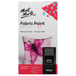 Signature Fabric Paints 12pc x 20ml (0.7oz)