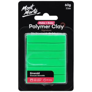 Make n Bake Polymer Clay Signature 60g (2.1oz) - Emerald