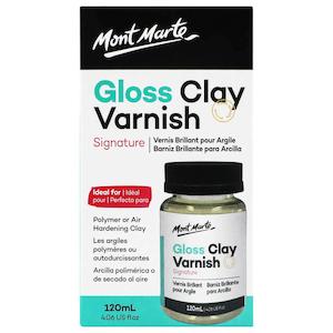 Gloss Clay Varnish Signature 120ml - Mont Marte