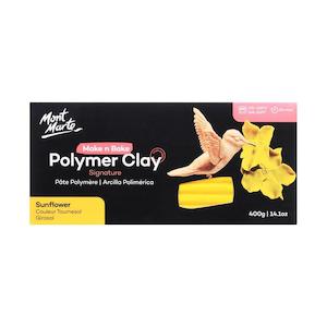 Make n Bake Polymer Clay Signature 400g (14.1oz) - Sunflower Mont Marte