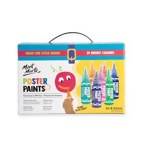 Poster Paint Set 24pc x 60ml - Mont Marte