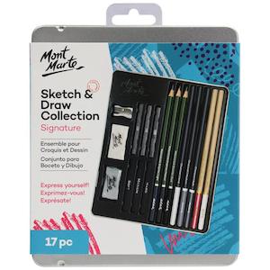 Sketch & Draw Collection 17pc - Mont Marte