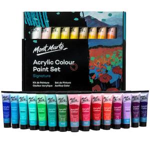 Acrylic Colour Paint Set 36pc x 36ml - Mont Marte