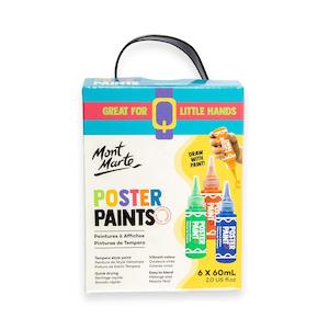 Poster Paint Set 6pc x 60ml - Mont Marte