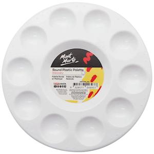 Round Plastic Palette Discovery 17cm (6.7in) - Mont Marte