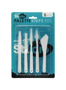 Plastic Palette Knife Set 5 pcs - Mont Marte