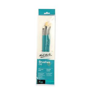 Art Brushes: Oil Brush Signature 5pc - Mont Marte