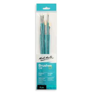 Art Brushes: Oil Brushes Signature 6pc - Mont Marte