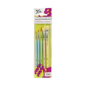 Art Brushes: Mont Marte Paint Brushes Set Discovery - 5pcs