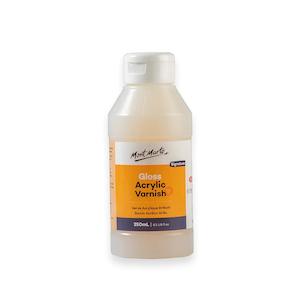 Gloss Acrylic Varnish Signature 250ml - Mont Marte