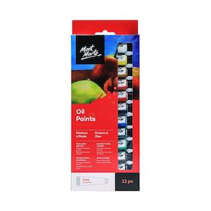 Oil Paints Signature 12pcs x 12ml (0.4oz) - Mont Marte