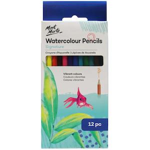 Watercolour Pencils Signature 12pc - Mont Marte