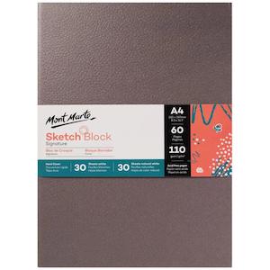 Hard Cover Sketch Block Signature A4 - Mont Marte