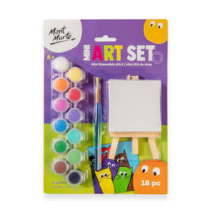 Art And Craft: Mini Art Set 18pc - Mont Marte