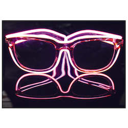 EL Wire Glasses - Leopard Frame