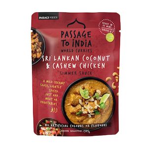 Passage Foods Coconut & Cashew Chicken Simmer Sauce