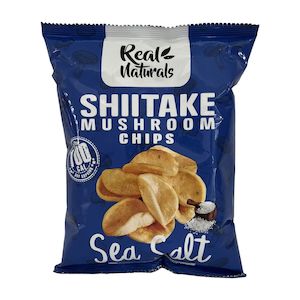 Real Naturals Shiitake Mushroom Chips Sea Salt - BBD 31 Jan 2025