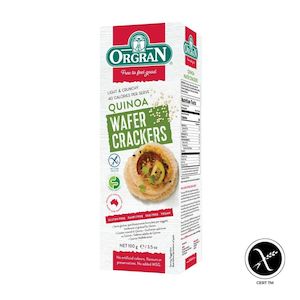 Orgran Multigrain Wafer Cracker With Quinoa