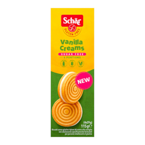 Grocery: Schar Vanilla Creams Sugar Free