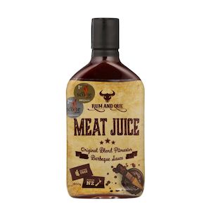 Grocery: Rum & Que Meat Juice Pitmaster BBQ sauce