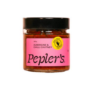 Peplers Aubergine & Chilli Chutney - BBD 11/12/25