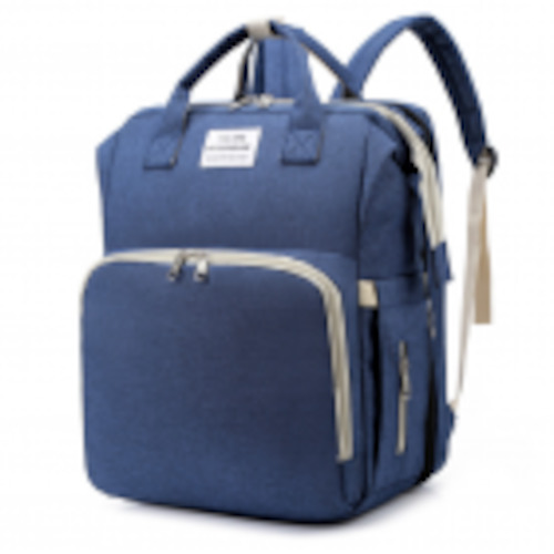 Mommy Bag with Bed Mommy Backpack Blue