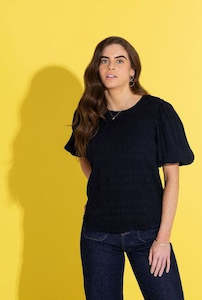 Top: Carefree Top - Navy