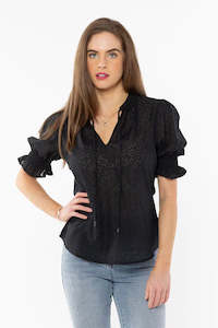 Honey Blouse SS - Black