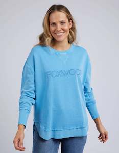 Tops: Simplified Crew - Bright Blue