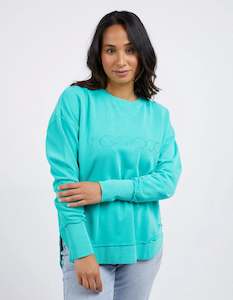 Tops: Simplified Crew - Teal