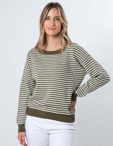 Khloe jumper -- Olive