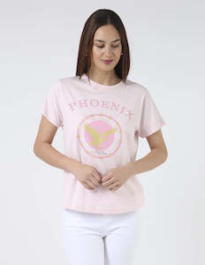 T-Shirt - Rose Pink Wild And Free Eagle