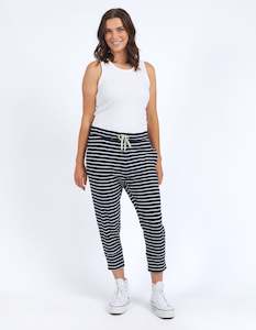 Brunch Pant - Stripe - Navy & White Stripe