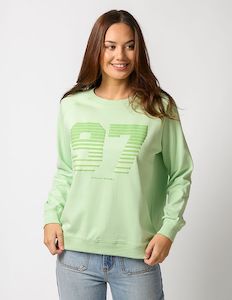 Classic Sweater - Green NYC Sporty Stripes