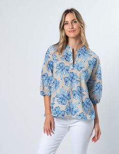 Tamsin Top - Bowtiful Blue