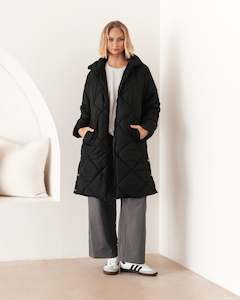 Coats: Puffer Coat / Black