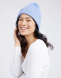 Berry Beanie - Pale Blue