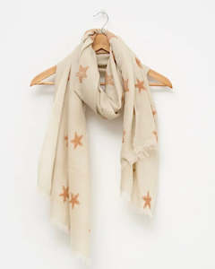 Under 50: Camel Star Scarf