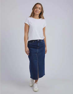 Scout Midi Skirt - Indigo