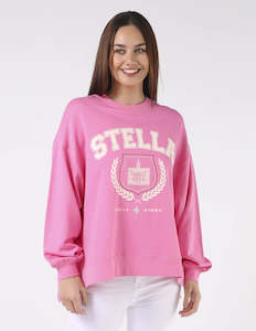 Sunday Sweater / Bright Pink College Harvard